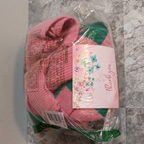 Womens Size M Top Knit Green & Pink Argyle Pattern Cardigan - Picture 6 of 11